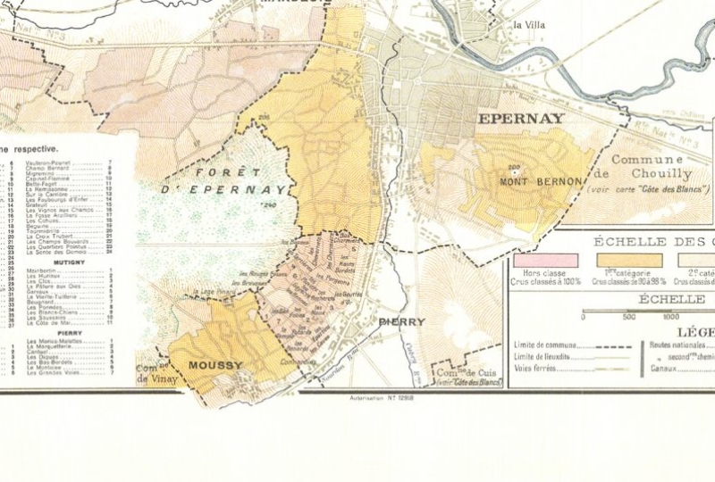Les vins de Champagne - Carte Vallée de la Marne / Champagne Jean Marque Sélèque